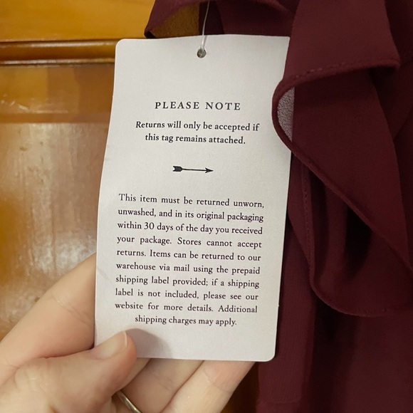 Jenny Yoo Anthropologie BHLDN Mila Cinnamon Rose Maxi Dress Sz 12 NWT - Picture 3 of 9